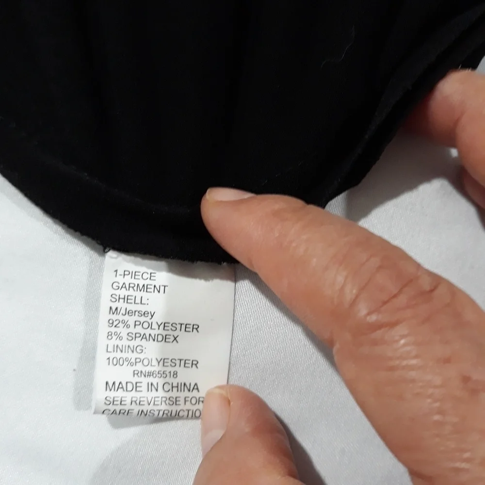 Patra pull on black skirt size 12